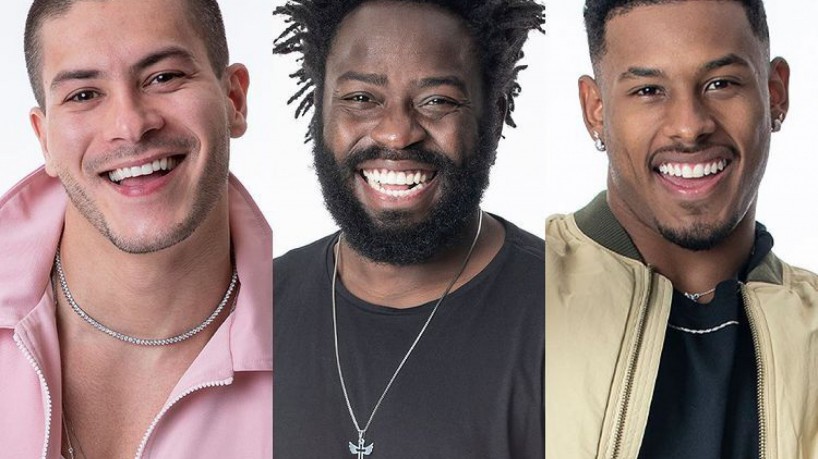 BBB 22: Arthur, Douglas e Paulo André são os finalistas do reality; saiba o que mais vai ter no último episódio do reality hoje (26/04) e que horas começa(foto: Reprodução/Rede Globo)
