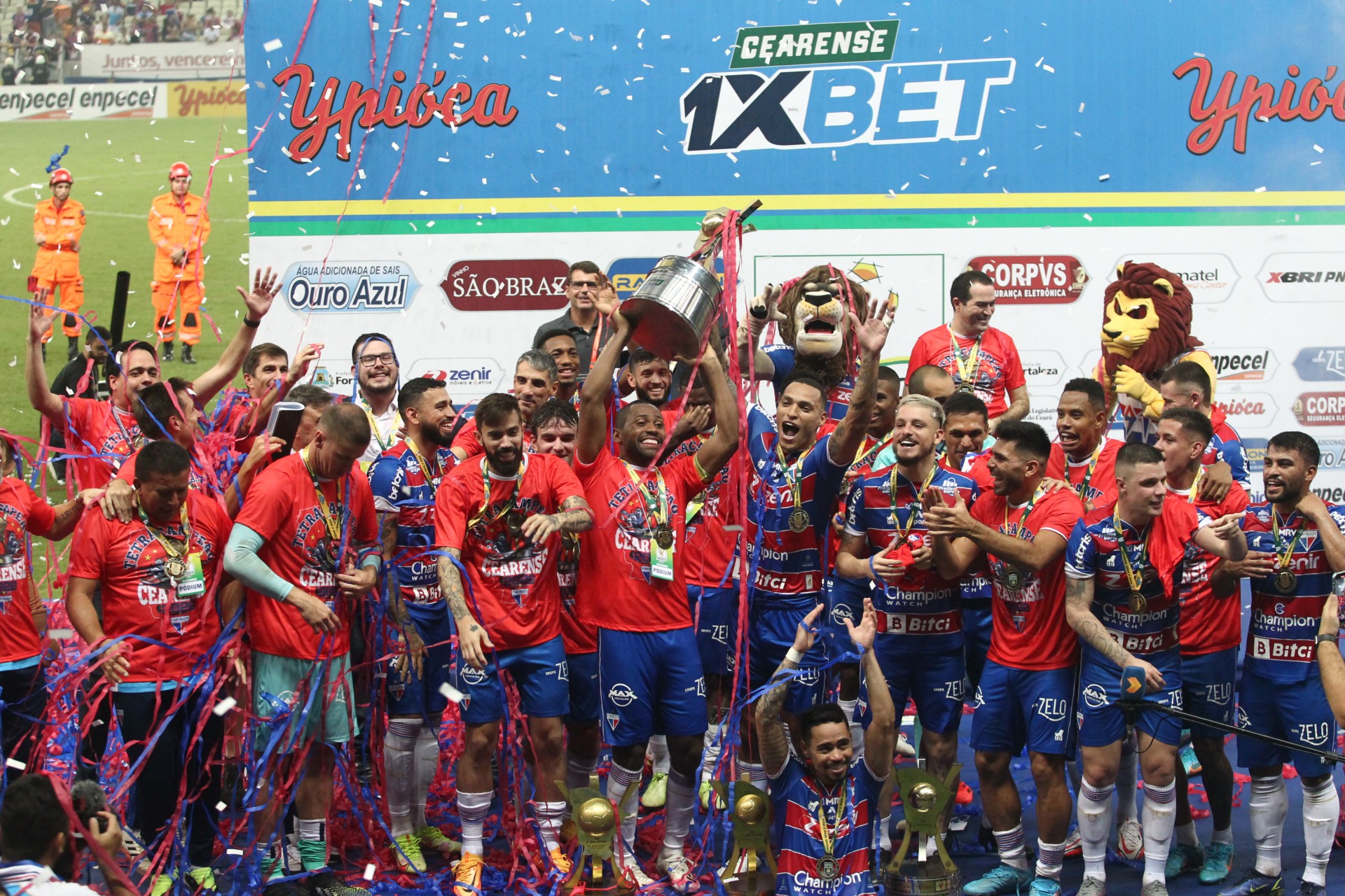 Fortaleza conquistou o título do Estadual 2022 (Foto: FABIO LIMA)