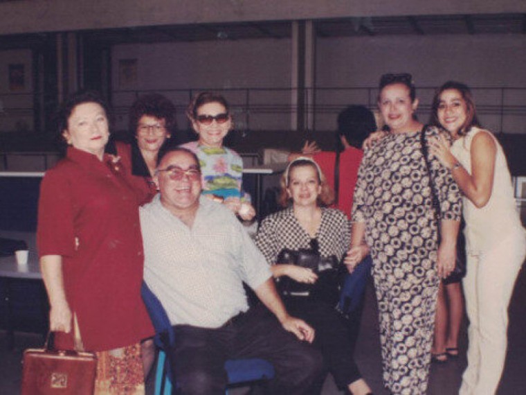 Madalena Pontes, Luciano Hortêncio, Maria Luiza Rocha, Maria Salete Amoreira, Maria Regina Pontes, Angélica Bezerra e Andréa Coelho (da esq. para direita )