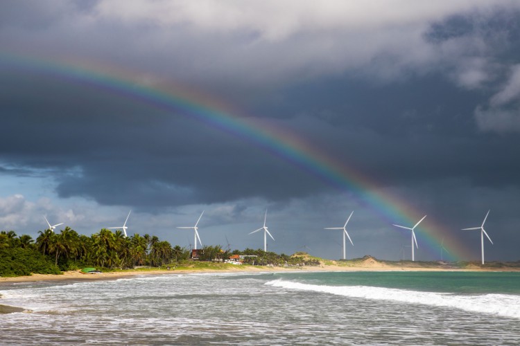 Projeto eólico offshore previsto para Icaraí de Amontada(Foto: FCO FONTENELE)