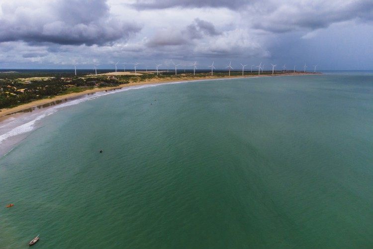 Litoral Norte concentrou o maior número de localidades com pluviosidade nesta quinta-feira, 8, conforme o balanço parcial da Funceme. Ao todo, foram oito cidades, incluindo Amontada (6 mm), que está na imagem
