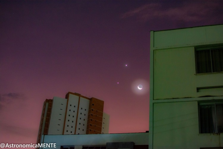 A conjun&ccedil;&atilde;o entre V&ecirc;nus e J&uacute;piter poder&aacute; ser melhor visualizada na madrugada deste s&aacute;bado, 30, e domingo, 1&ordm;