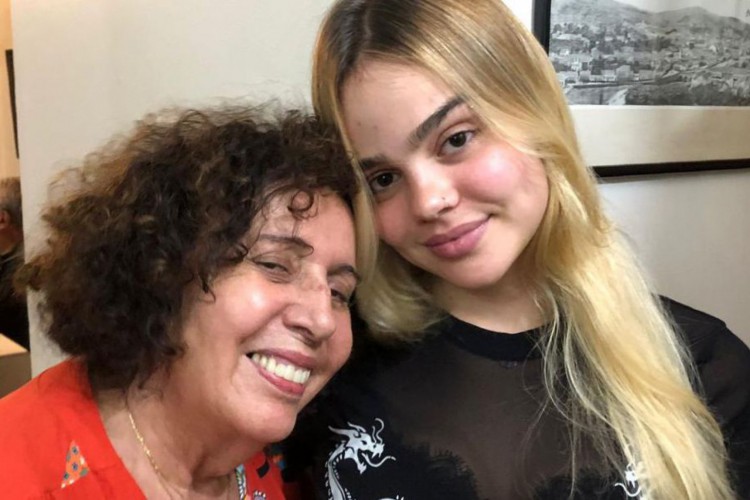 Marina e sua avó Cristina.

