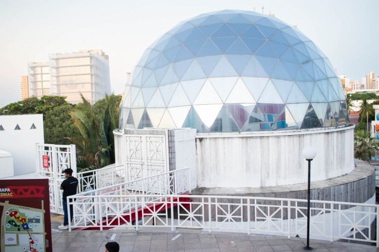 Plnetário no Centro Cultural Dragão do Mar, em Fortaleza