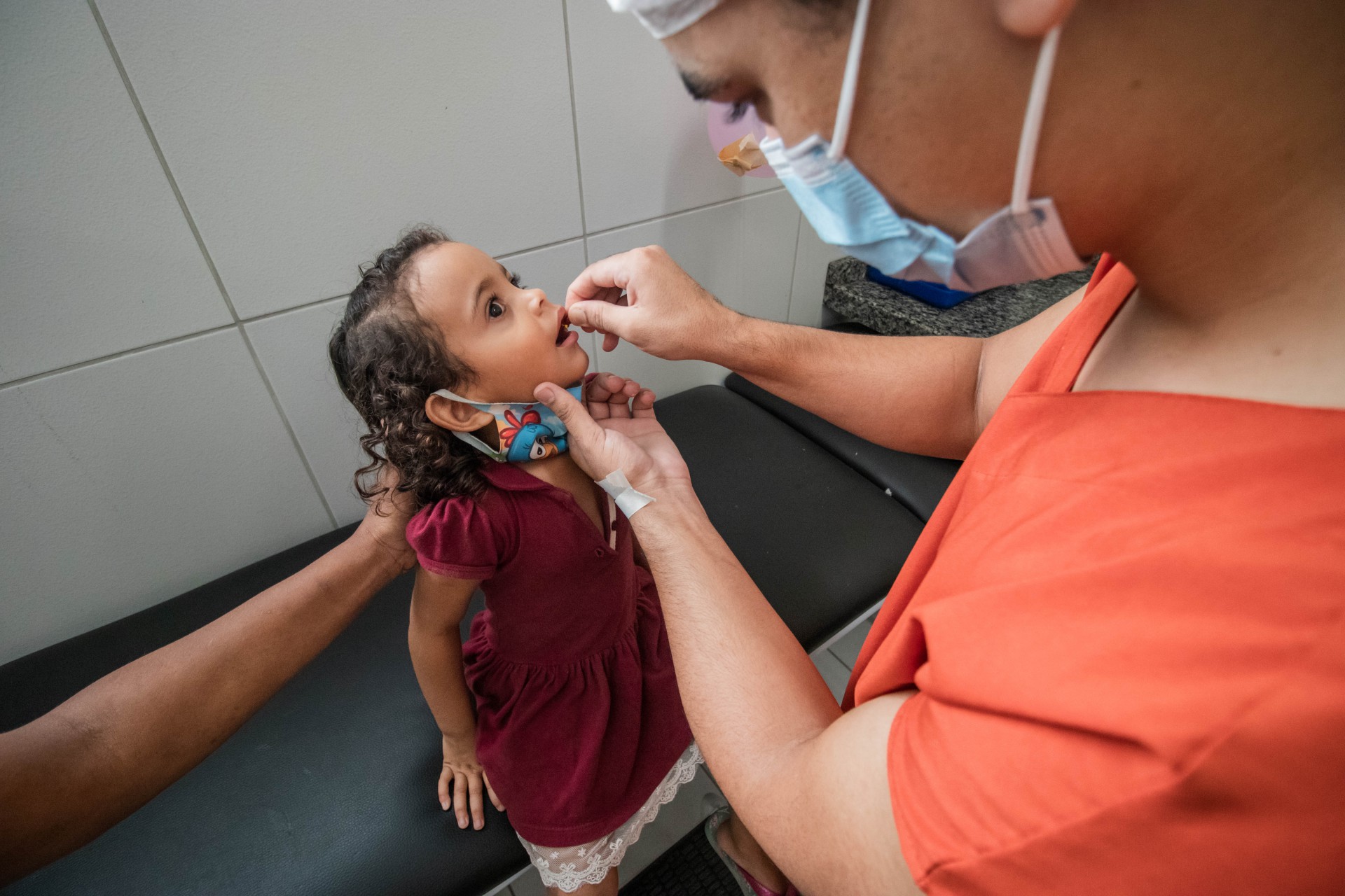 ￼DIA D da campanha de vacinação nacional contra Influenza e Sarampo; a elaboração de campanhas de vacinação também precisa de dados do Censo(Foto: Fernanda Barros / O POVO)