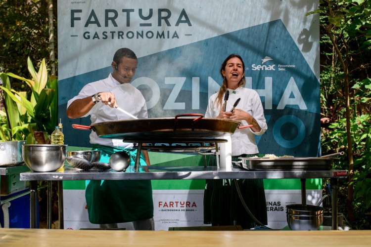 Chef Morena Leite foi uma das atrações do Festival Fartura Gastronomia