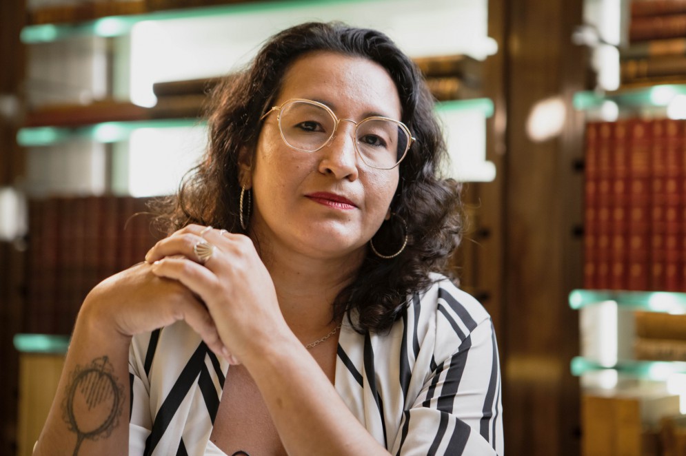 Fortaleza, Ce, BR 16.03.22 Projeto Ideologias - Na foto Profa.   Paula Vieira (Fco Fontenele /O POVO) Fortaleza, Ce, BR 16.03.22 Projeto Ideologias - Na foto Profa.   Paula Vieira (Fco Fontenele /O POVO)