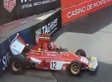 Leclerc bateu carro histórico de Niki Lauda 