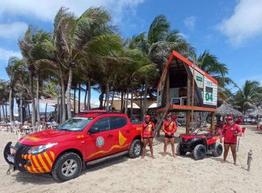 Ocorrências foram registradas durante o fim de semana em praias de Fortaleza e Caucaia  