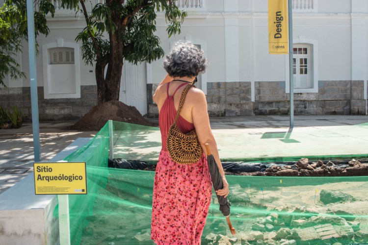 Resquícios do antigo trilho 