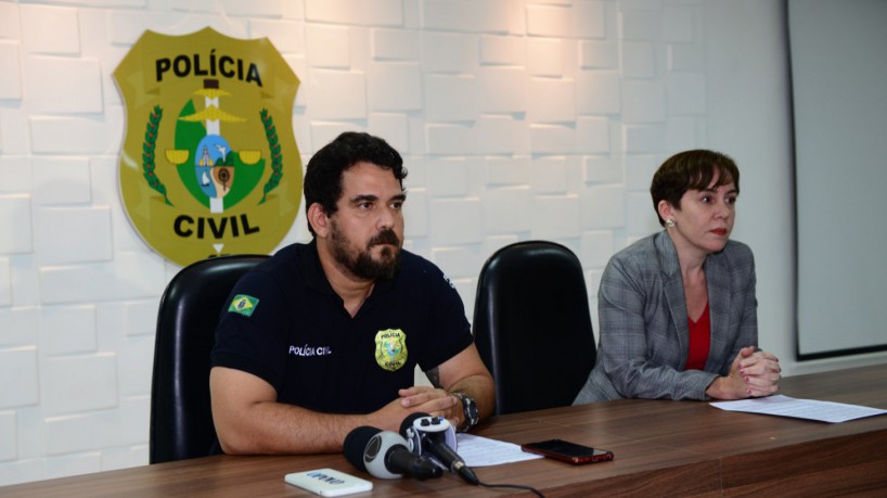 Prisões foram reveladas nesta quarta-feira, 18, durante coletiva de imprensa na Superintendência da Polícia Civil do Ceará, em Fortaleza (foto: Fausto Ferreira/Ascom PC-CE)