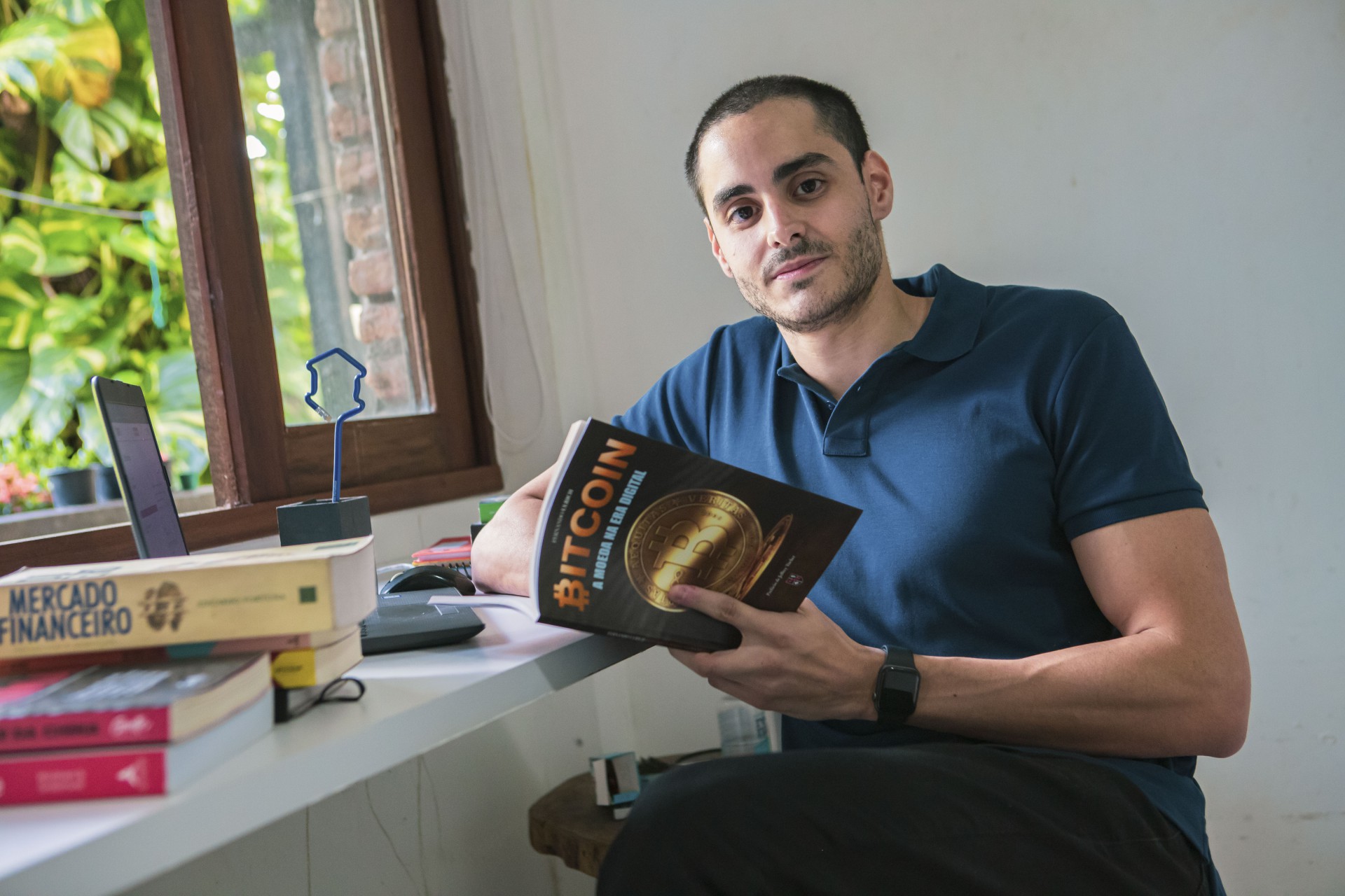 ￼VICENTE Aníbal iniciou no mercado de Bitcoin no fim de 2021 (Foto: FCO FONTENELE)