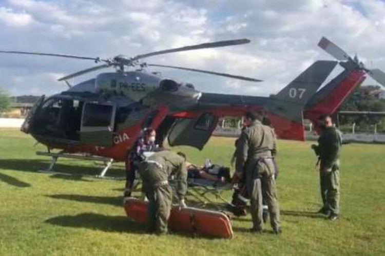 Transporte de paciente foi feito na aeronave Ciopaer Fênix 7 