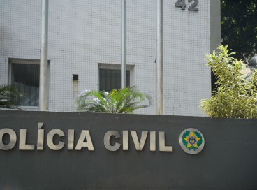 Fachada da Secretaria de Estado da Polícia Civil, no centro do Rio de Janeiro 
