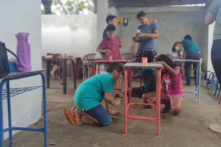 Inec promove mutirão de revitalização de Espaço de Leitura em Pacatuba nesta quinta e sexta-feira, 2 e 3