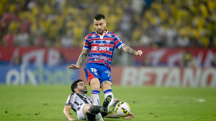 FORTALEZA, CE, BRASIL, 01-06.2022: Lucas Lima. Fortaleza x Ceara. Classico Rei na Arena Castelão pelo campeonato Brasileiro. em epoca de COVID-19. (Foto:Aurelio Alves/ Jornal O POVO)