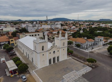 SANTAQUITERIA, CE, BRASIL, 12-05.2022: Igreja Matriz da cidade de Santa Quiteria. (Foto:Aurelio Alves/ Jornal O POVO) 