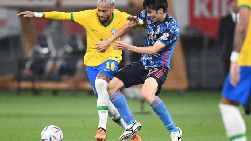 Com gol de Neymar, Brasil vence Japão(foto: Charly Triballeau/AFP)