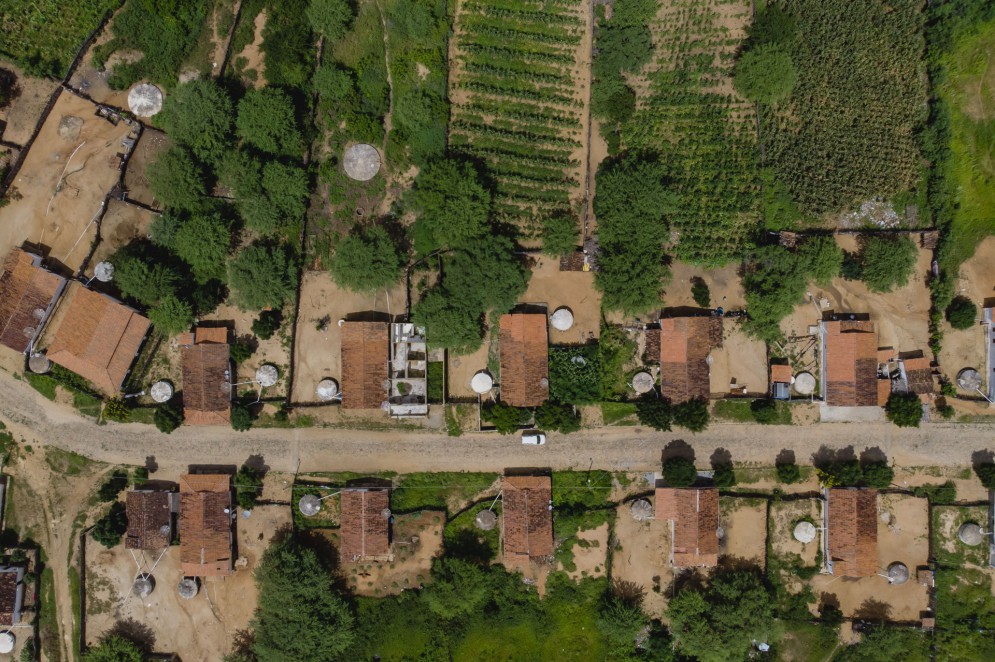 Assentamento de Morrinhos, cuja atividade econômica é baseada na produção agropecuária(Foto: Aurelio Alves)