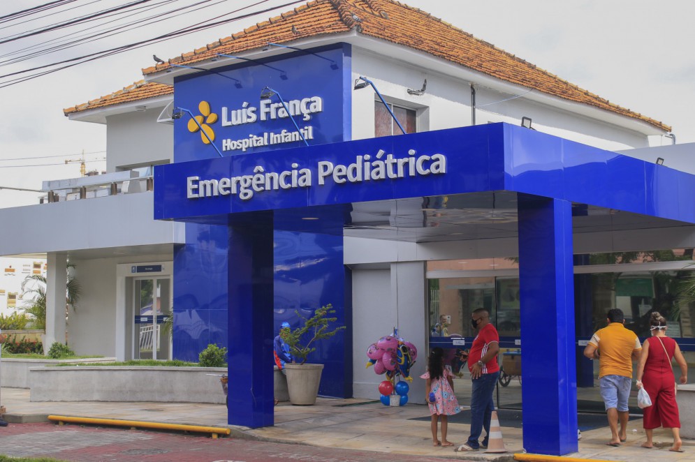 Hospital Infantil Lu&iacute;s Fran&ccedil;a, localizado no Centro de Fortaleza, &eacute; administrado pelo Hapvida








