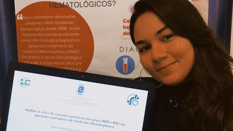 Maria Eduarda é graduada em Biotecnologia pela Universidade Federal do Ceará (UFC)(foto: Arquiv...