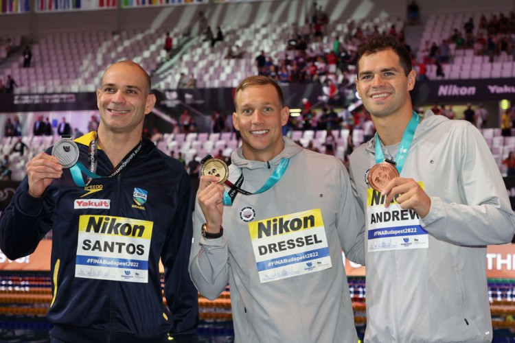 Natação: Nicholas Santos fatura prata no Mundial de Budapeste