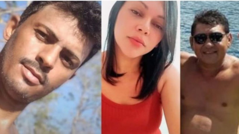 As três vítimas do acidente com caminhão desgovernado, no Distrito de Dom Quintino, em Crato, ...