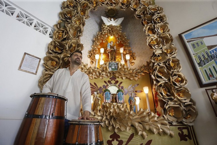 São João na casa da casa da avó de Rodrigo, no Santo Antônio Além do Carmo