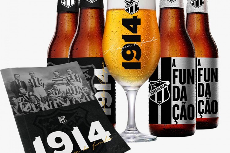 Produtos estilizados com marcas relacionadas ao Ceará