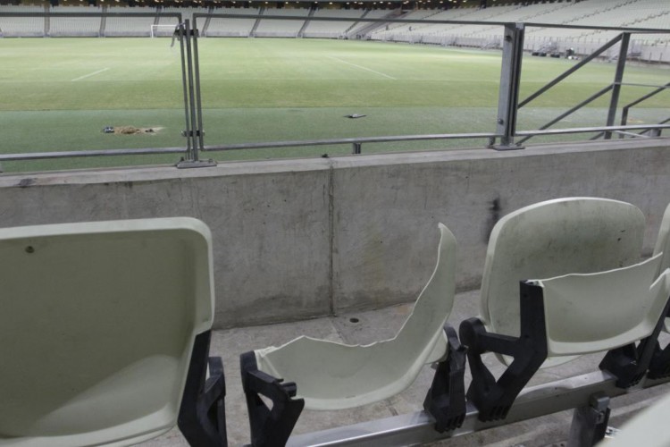 Sejuv contabilizou 204 cadeiras quebradas após o Clássico-Rei dessa quarta-feira, 22