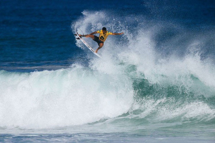 SAQUAREMA, RIO DE JANEIRO, BRAZIL - JUNE 23: Filipe Toledo of Brazil surfs in Heat 4 of the Opening Round at the Oi Rio Pro on June 23, 2022 at Saquarema, Rio de Janeiro, Brazil. (Photo by Daniel Smorigo/World Surf League)