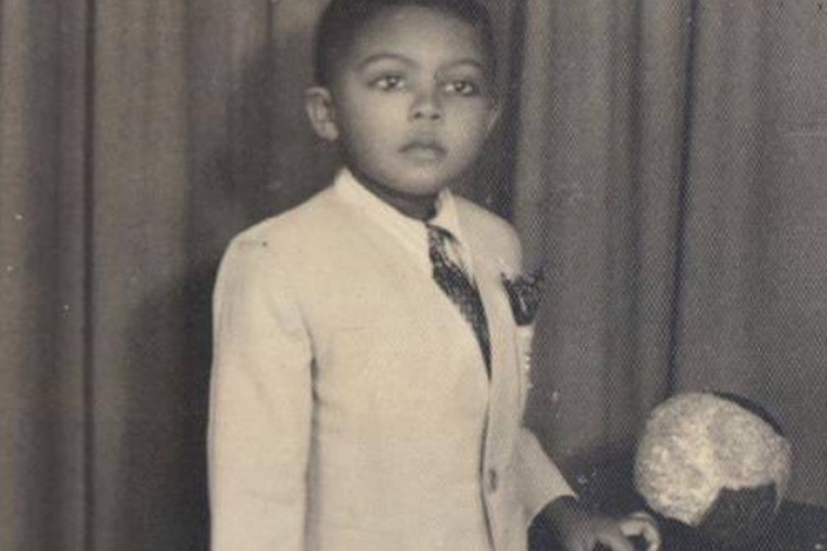 Gilberto Gil na sua infância; A imagem foi disponibilizada pelo Instituto Gilberto Gil na mostra digital 'O Ritmo de Gil', do Google Arts and Culture