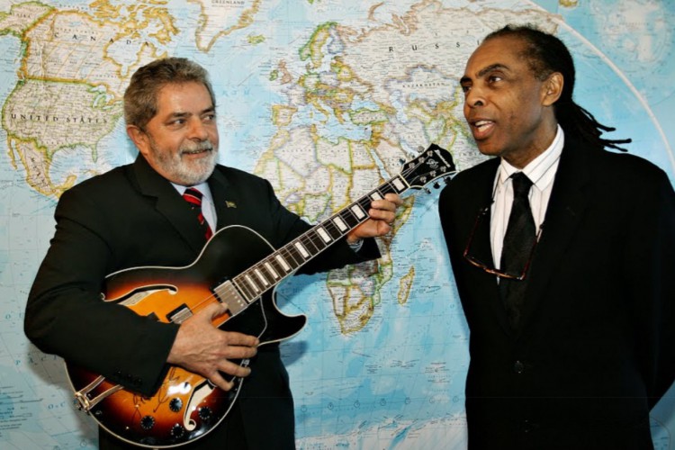 Gilberto Gil foi Ministro da Cultura durante o governo Lula. A imagem foi disponibilizada pelo Instituto Gilberto Gil na mostra digital 'O Ritmo de Gil', do Google Arts and Culture