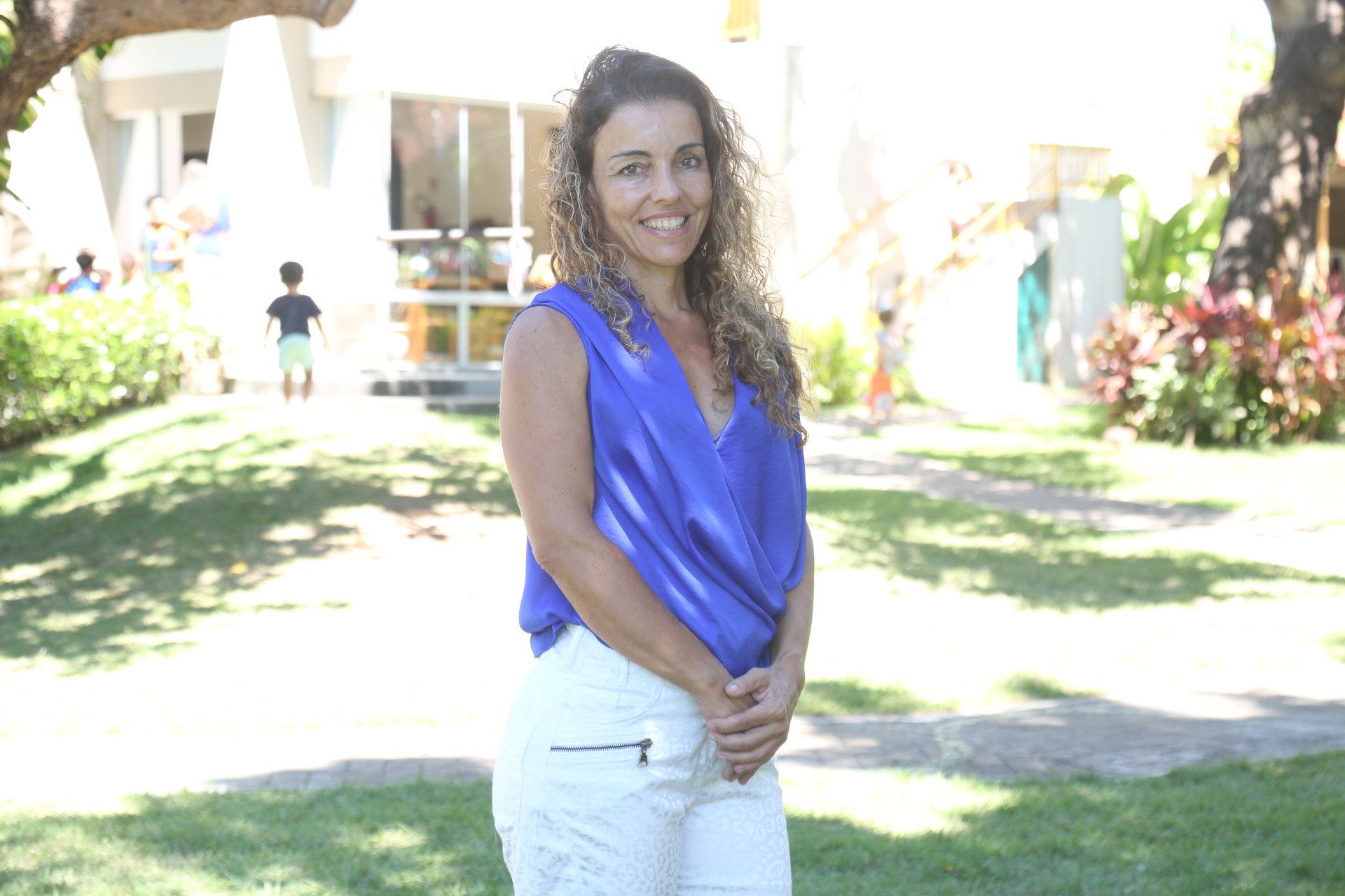 A fundadora do Casulo Instituto Montessori Bil&iacute;ngue, Joana Ferreira