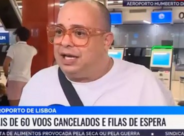 Humorista brasileiro viraliza após entrevista em aeroporto de Lisboa: 'Meu sovaco está fedendo' 