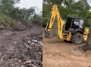 Publicações nas redes socais denunciam construção irregular de estradas na Serra da Ibiapaba 