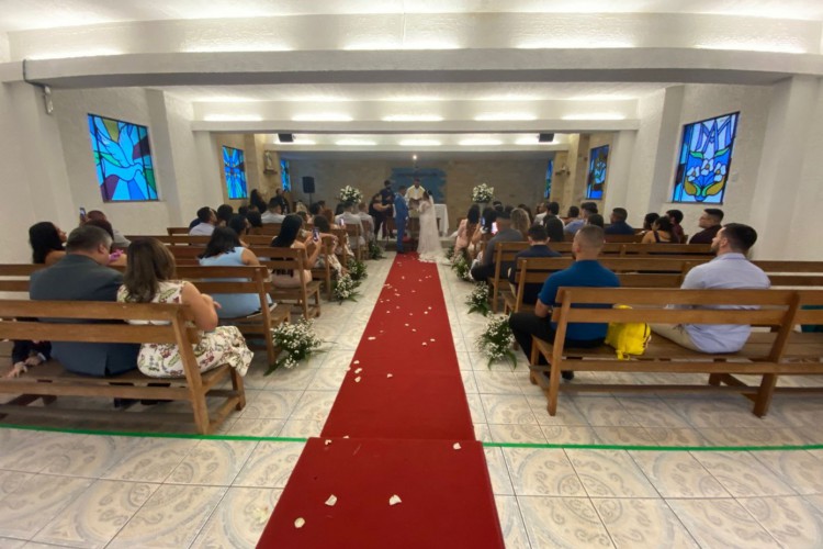 A igreja faz parte das antigas instalações do Colégio Marista Cearense que foi tombada como patrimônio histórico de Fortaleza. 
