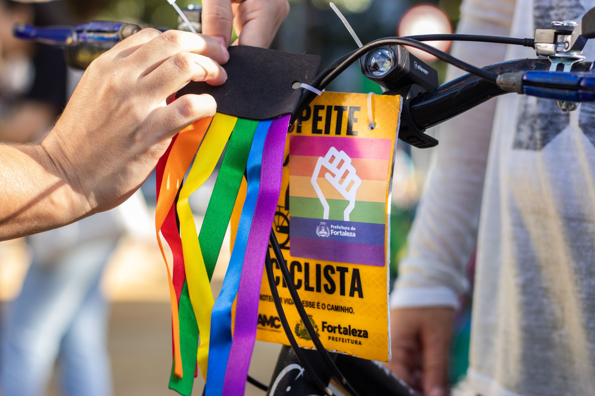 FORTALEZA, CEARÁ, BRASIL, 10-07-2022: Pedal do Orgulho LGBT, realizado nesse domingo (10), na Cidade das Crianças, no Centro de Fortaleza. (Foto: Fernanda Barros/ O Povo)  