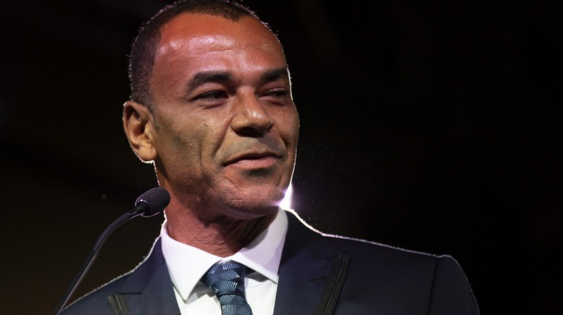 Ex-jogador Cafu em evento de comemoração dos 20 anos do penta da seleção brasileira na Copa do Mundo