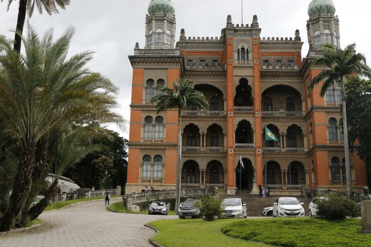 Castelo Mourisco, sede da Funda&ccedil;&atilde;o Oswaldo Cruz (Fiocruz), em Manguinhos