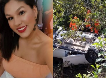 A médica Andrine Melo Sousa, de 26 anos, morreu em um acidente de carro na rodovia CE-362 