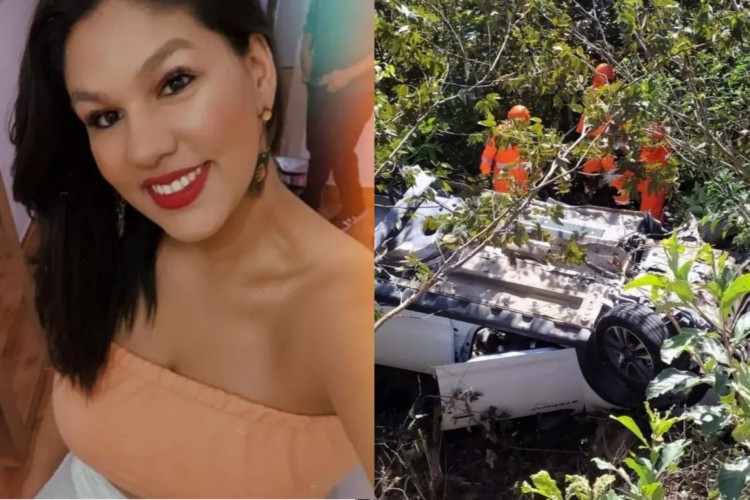 A médica Andrine Melo Sousa, de 26 anos, morreu em um acidente de carro na rodovia CE-362
