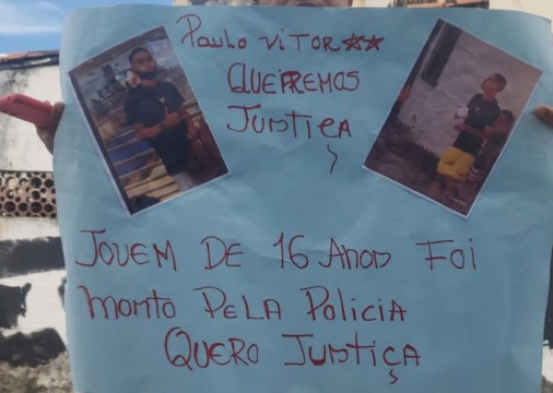 Família pede Justiça após a morte de Paulo Victor, 16 anos, vítima de intervenção policial 