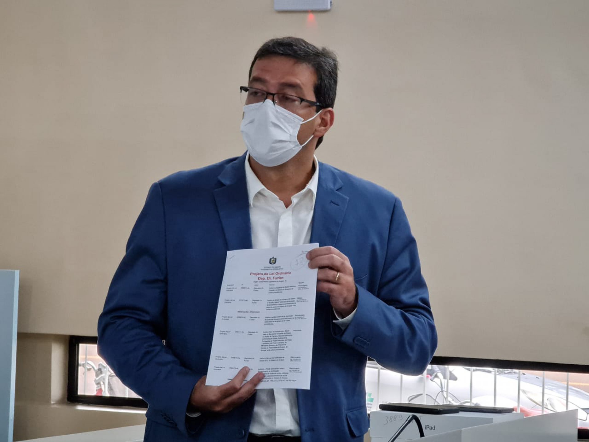 Entre os principais alvos da ofensiva está o prefeito de Macapá, dr Furlan. (Foto: Assembleia Legislativa do Amapá/ Divulgação)
