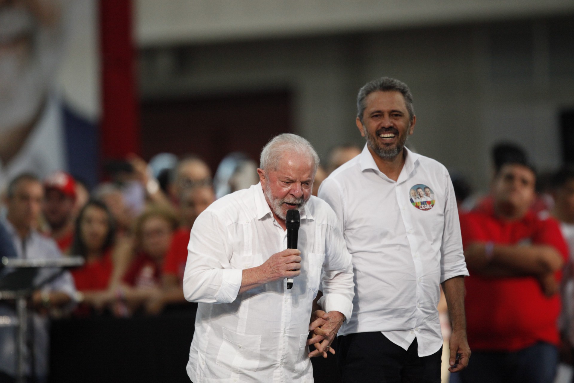 ￼LULA esteve em Fortaleza no fim de julho, na convenção da candidatura de Elmano (Foto: FABIO LIMA)