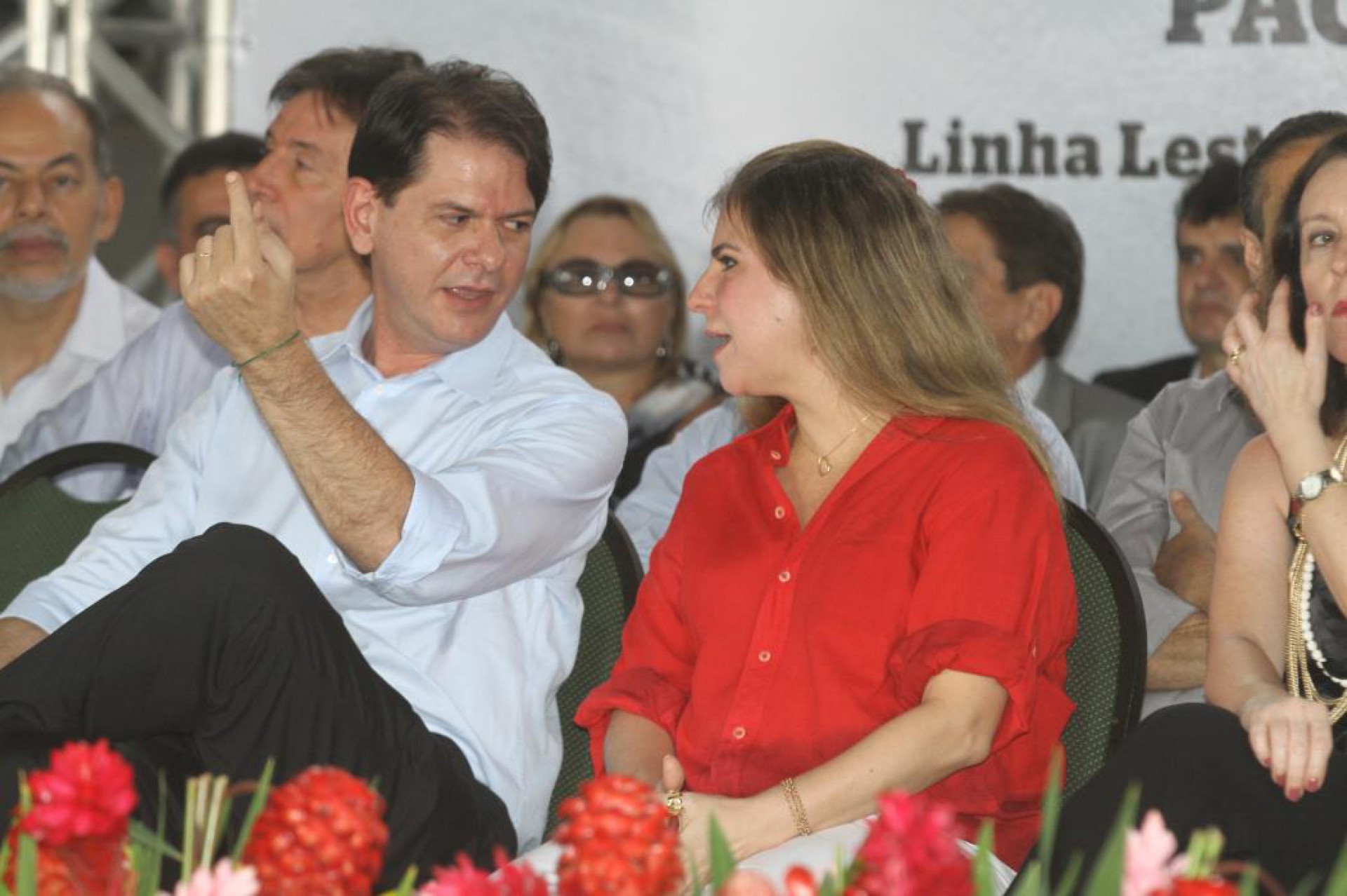 Cid Gomes e Luizianne Lins(Foto: Edimar Soares, em 27/2/2012)