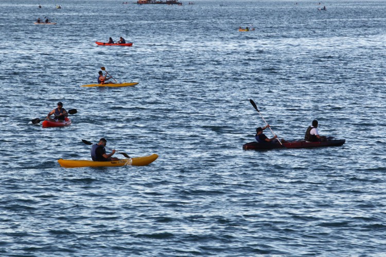 FORTALEZA CE, BRASIL, 31.07.2022: fim de tarde do &uacute;ltimo dia de f&eacute;rias escolares da Beira-Mar.    (fotos: Fabio Lima/O POVO)