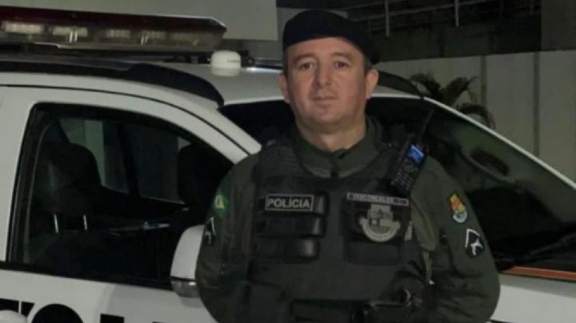 O policial militar foi morto a tiros em Brejo Santo (foto: Via WhatsApp O POVO)