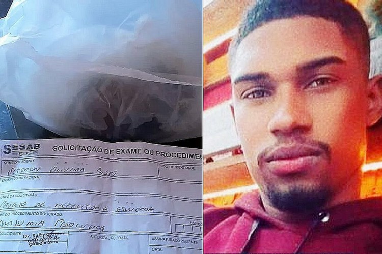 Solicitação de exame de jovem que teve rim entregue em saco plástico