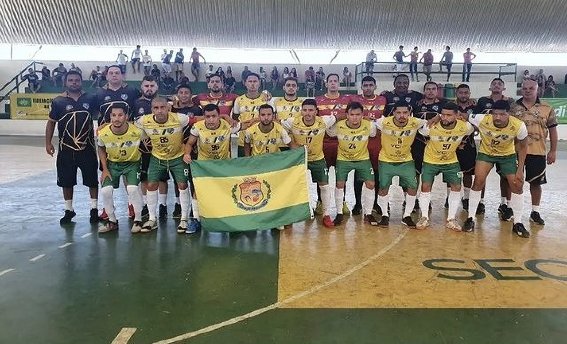 Na prorrogação, Jijoca fez 3 a 0 no Grupo Santos-MT e garantiu vaga na final da Copa do Brasil de futsal (Foto: Divulgação/Jijoca Futsal)